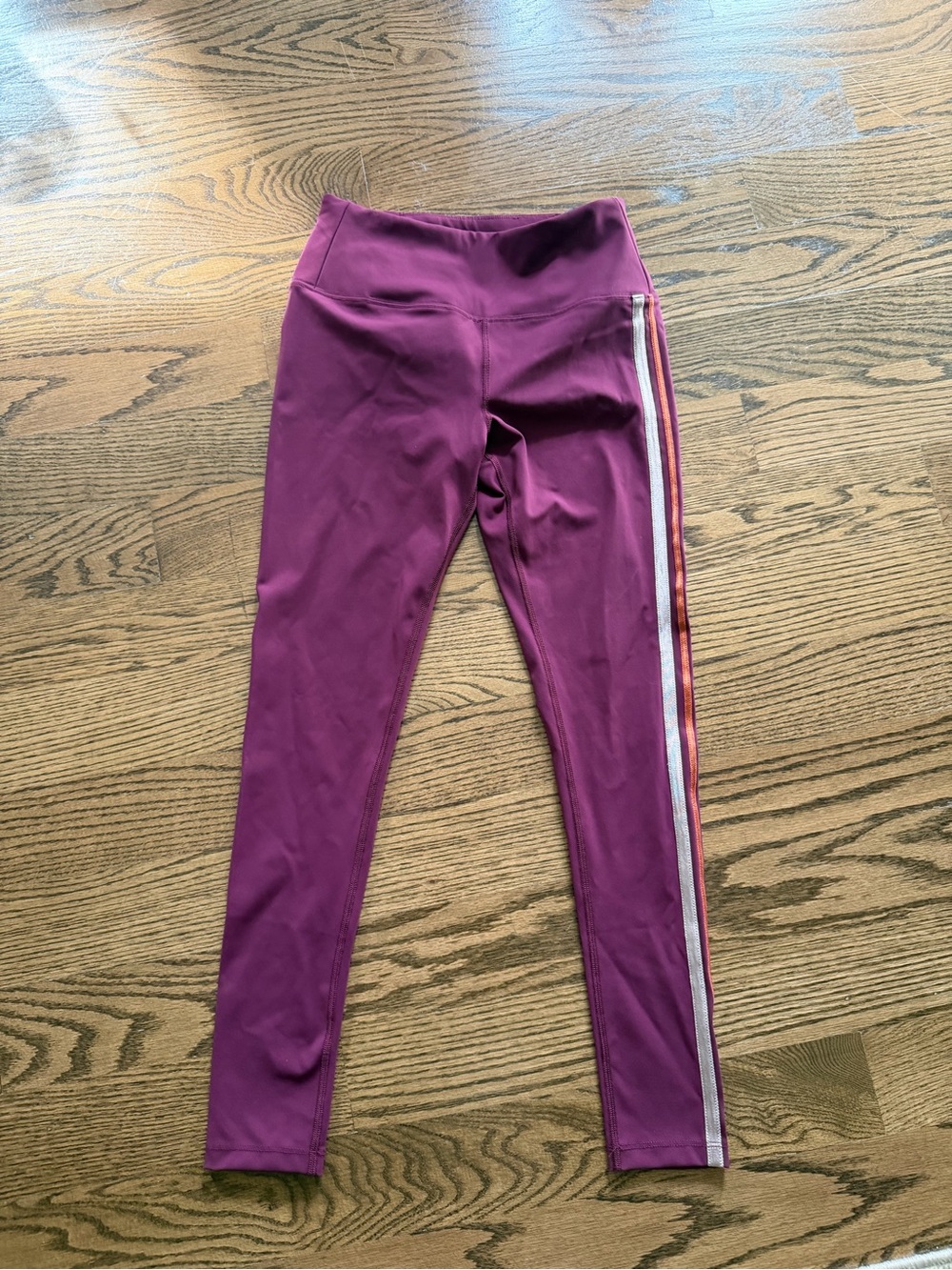 FP Movement by Free People Plum Leggings with Side Stripes
